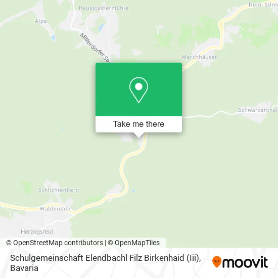 Schulgemeinschaft Elendbachl Filz Birkenhaid (Iii) map