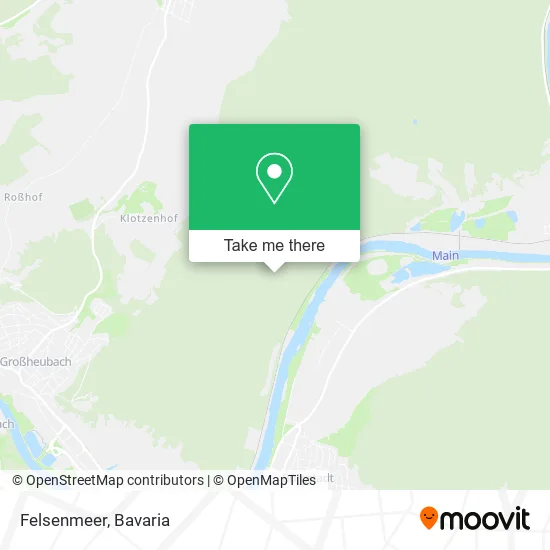 Карта Felsenmeer