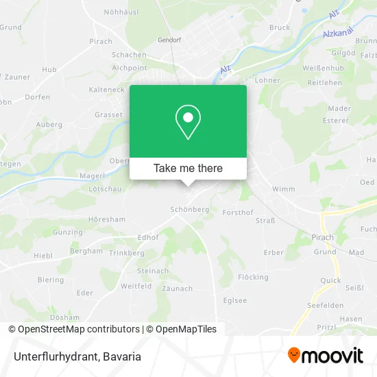 Карта Unterflurhydrant