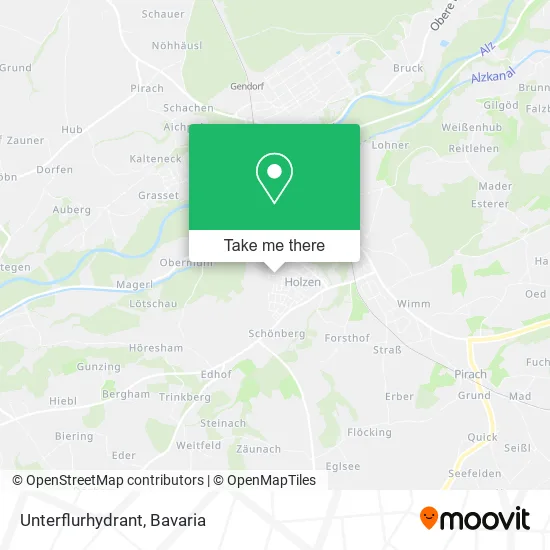 Карта Unterflurhydrant