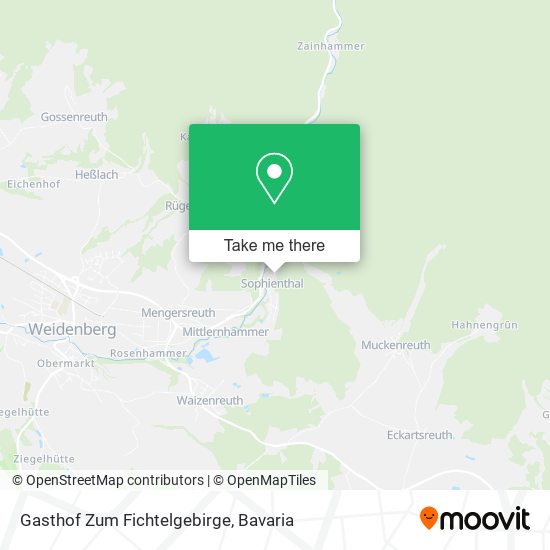 Gasthof Zum Fichtelgebirge map