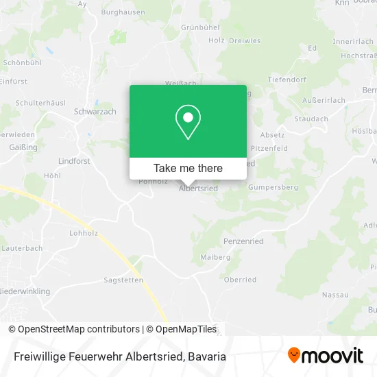 Карта Freiwillige Feuerwehr Albertsried