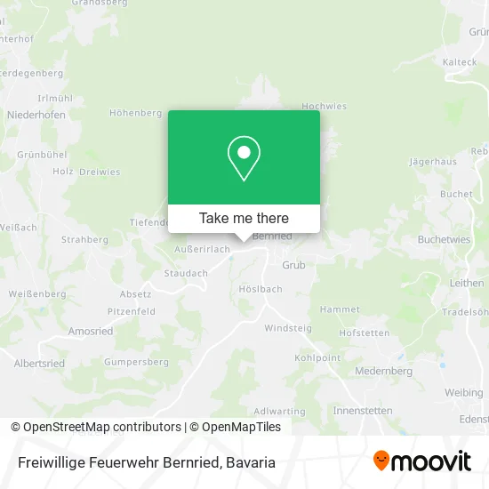 Карта Freiwillige Feuerwehr Bernried