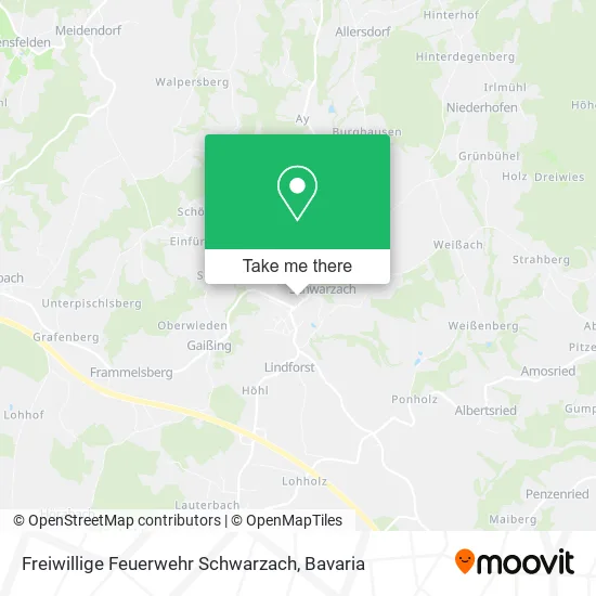 Карта Freiwillige Feuerwehr Schwarzach