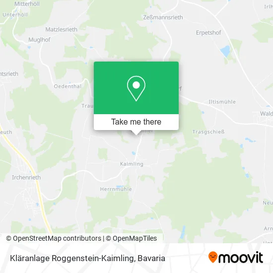 Карта Kläranlage Roggenstein-Kaimling