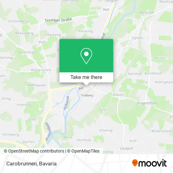 Карта Carobrunnen