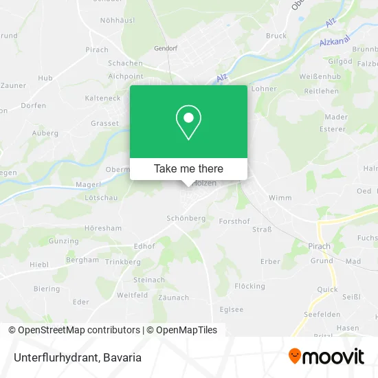 Карта Unterflurhydrant