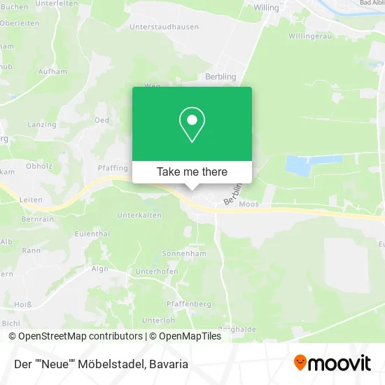 Карта Der ""Neue"" Möbelstadel