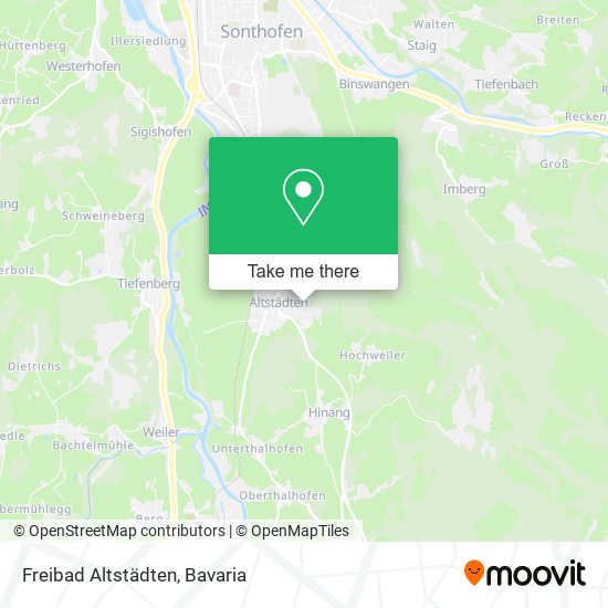 Freibad Altstädten map