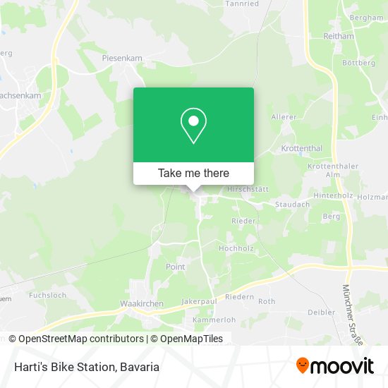 Harti's Bike Station map