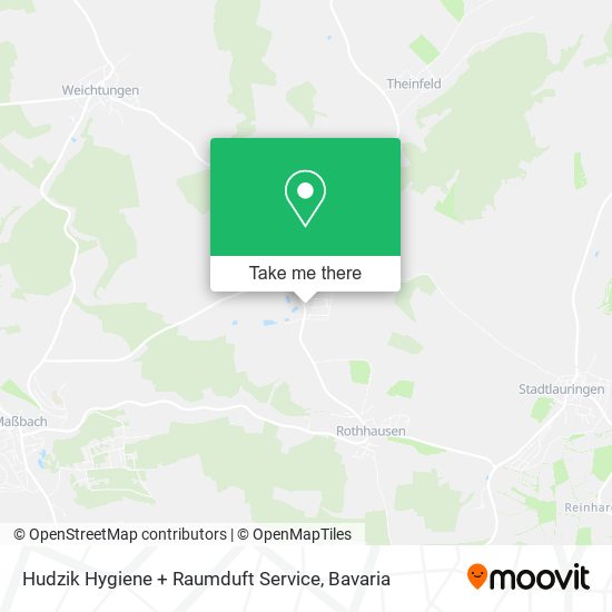 Hudzik Hygiene + Raumduft Service map