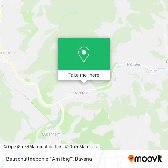 Bauschuttdeponie ""Am Ibig"" map