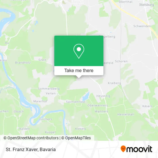 Карта St. Franz Xaver