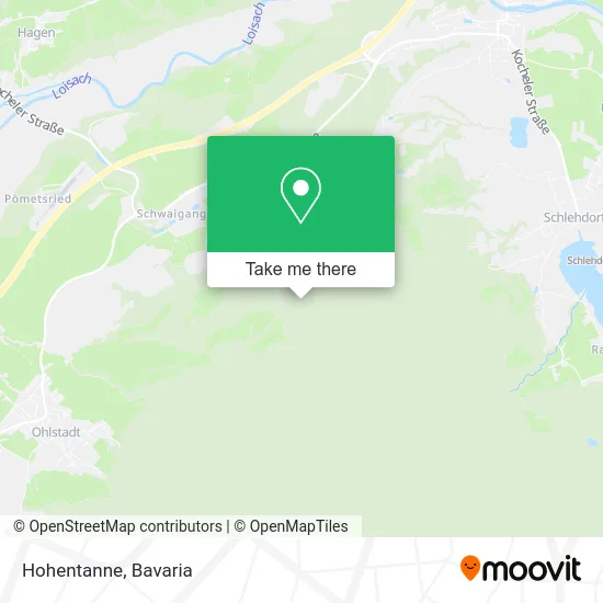 Карта Hohentanne