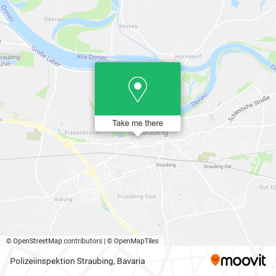 Polizeiinspektion Straubing map