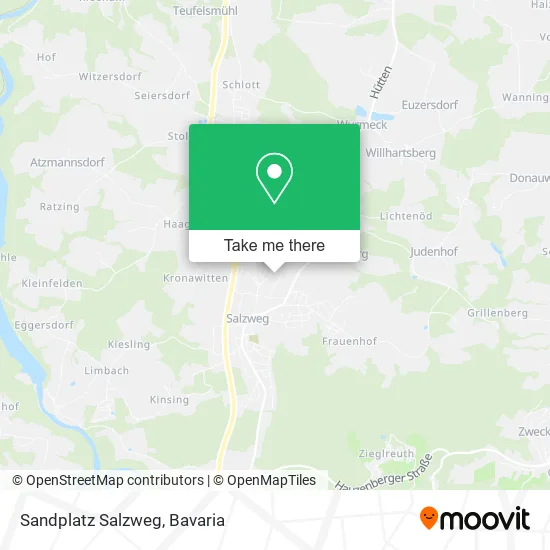 Карта Sandplatz Salzweg