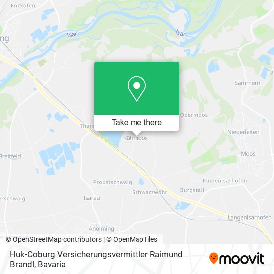 Huk-Coburg Versicherungsvermittler Raimund Brandl map