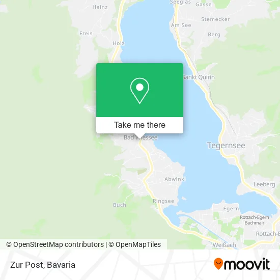 Карта Zur Post