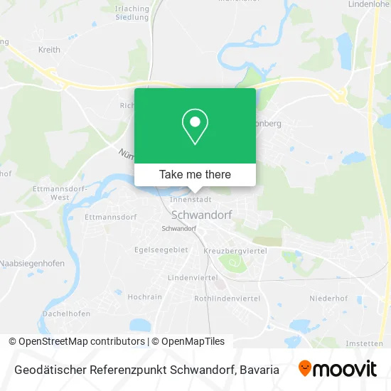 Карта Geodätischer Referenzpunkt Schwandorf