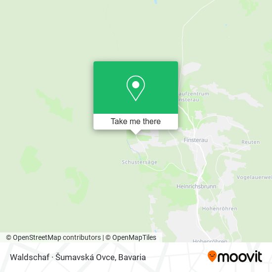Waldschaf · Šumavská Ovce map
