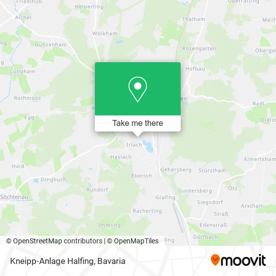 Карта Kneipp-Anlage Halfing