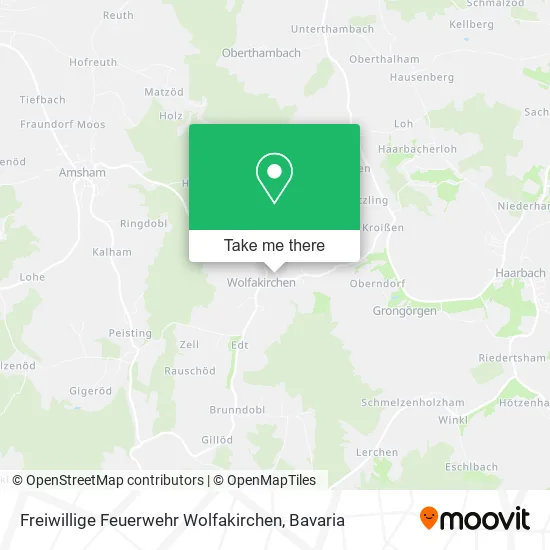 Карта Freiwillige Feuerwehr Wolfakirchen