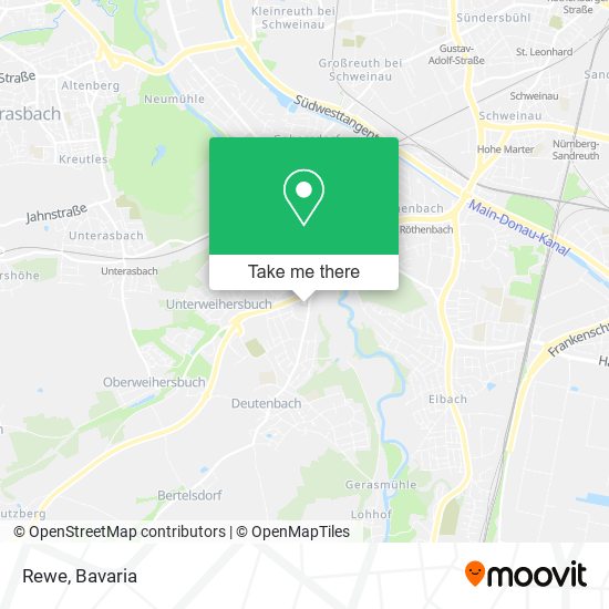 Карта Rewe