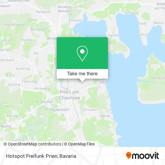 Карта Hotspot Freifunk Prien