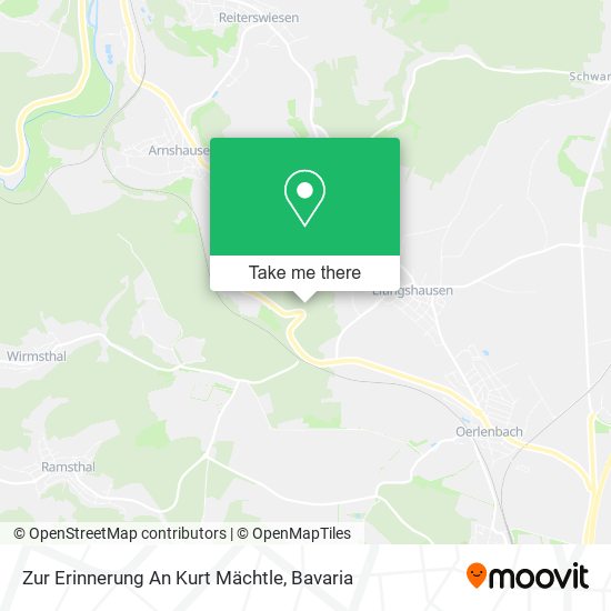 Карта Zur Erinnerung An Kurt Mächtle