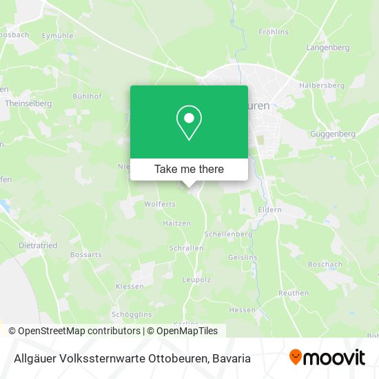 Allgäuer Volkssternwarte Ottobeuren map