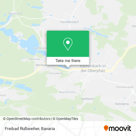 Карта Freibad Rußweiher