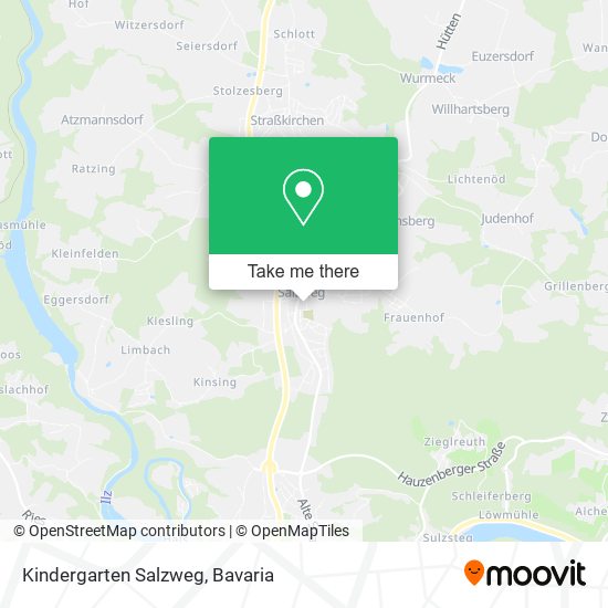 Kindergarten Salzweg map