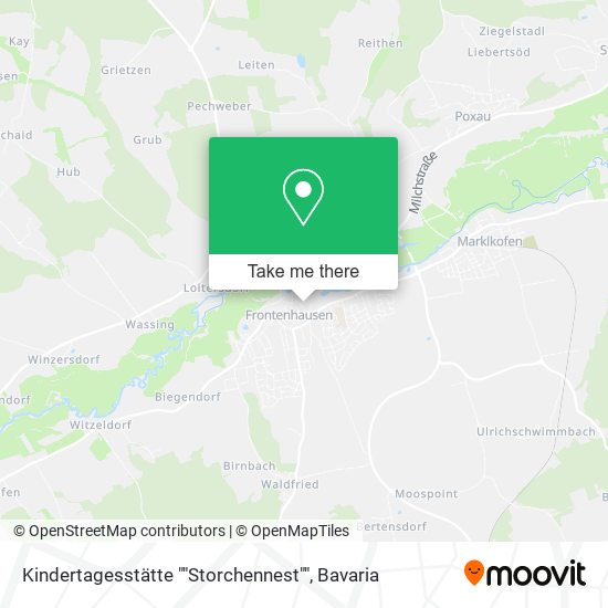 Карта Kindertagesstätte ""Storchennest""