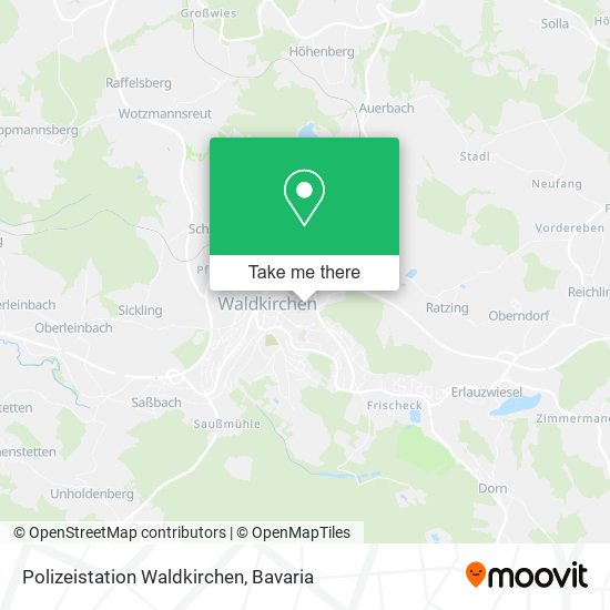 Polizeistation Waldkirchen map