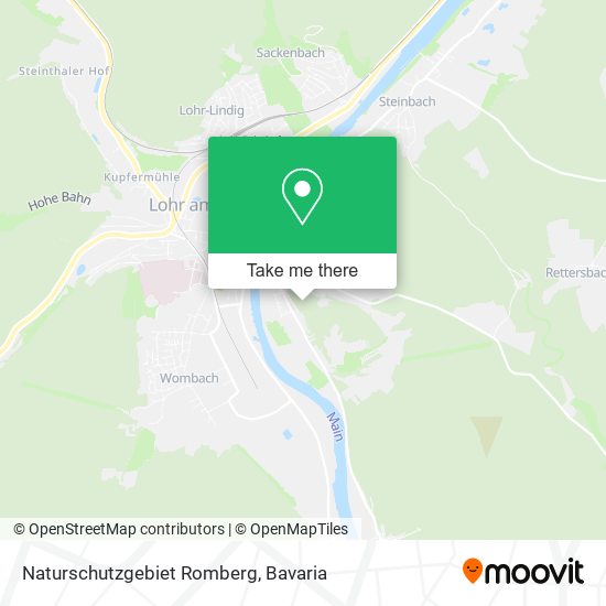 Naturschutzgebiet Romberg map