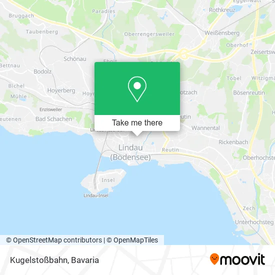 Карта Kugelstoßbahn