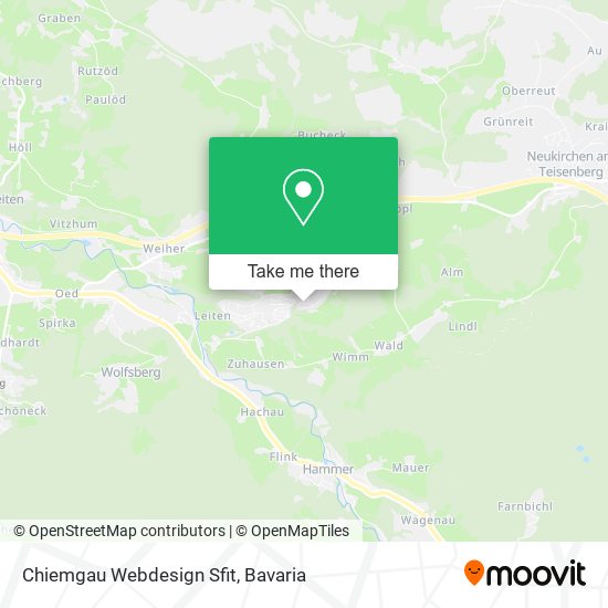Chiemgau Webdesign Sfit map