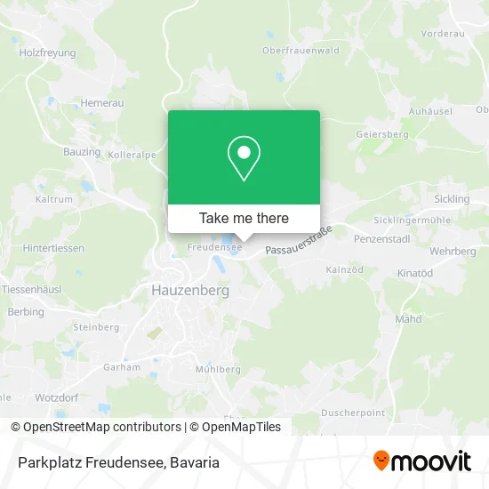 Карта Parkplatz Freudensee