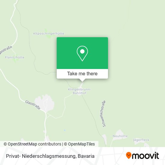 Privat- Niederschlagsmessung map