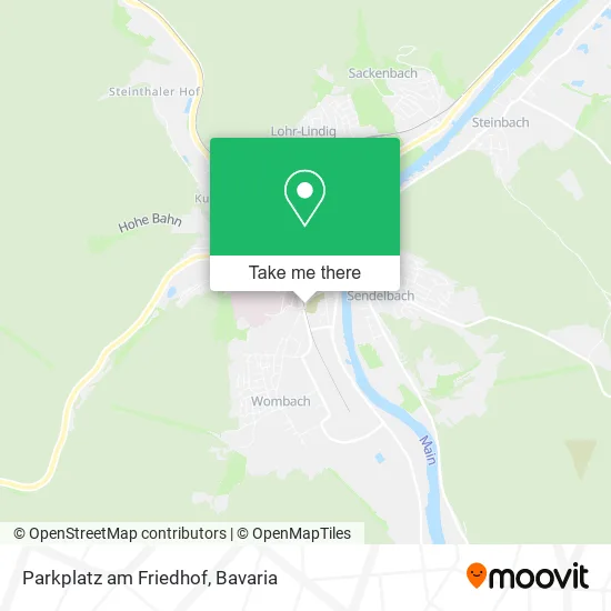 Карта Parkplatz am Friedhof