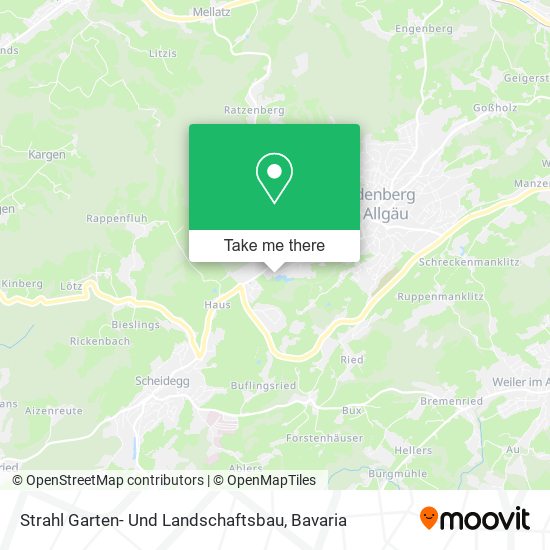 Strahl Garten- Und Landschaftsbau map