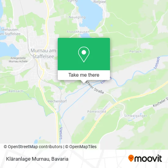 Карта Kläranlage Murnau