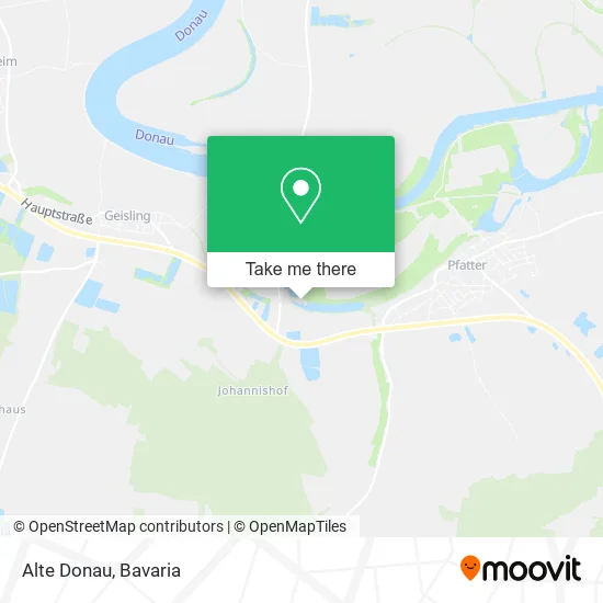 Карта Alte Donau