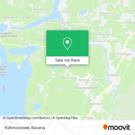 Карта Kühmoossee