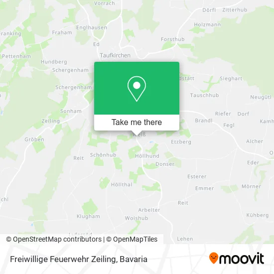 Карта Freiwillige Feuerwehr Zeiling