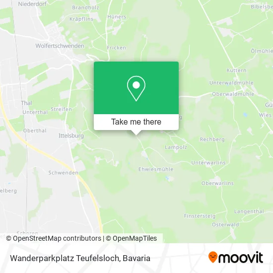 Карта Wanderparkplatz Teufelsloch