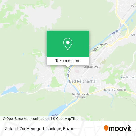 Карта Zufahrt Zur Heimgartenanlage