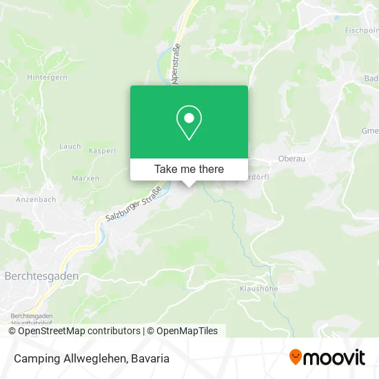 Карта Camping Allweglehen