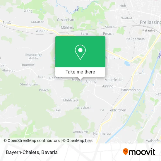 Карта Bayern-Chalets