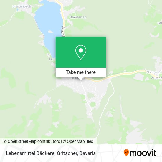 Lebensmittel Bäckerei Gritscher map